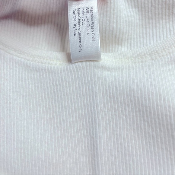 ✨EUC✨ FIVE J. Crew 100% Cotton Ribbed Stretchy Tank Tops In White Size M - Picture 3 of 14